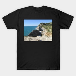 Stair Hole Rock Formation, Lulworth Cove, Dorset T-Shirt